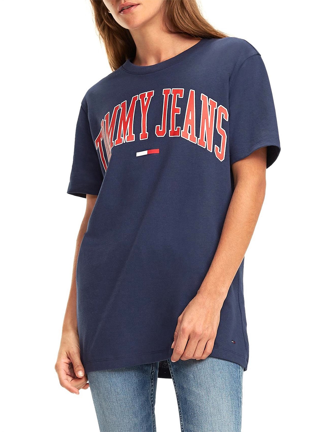 tommy jeans logo tee