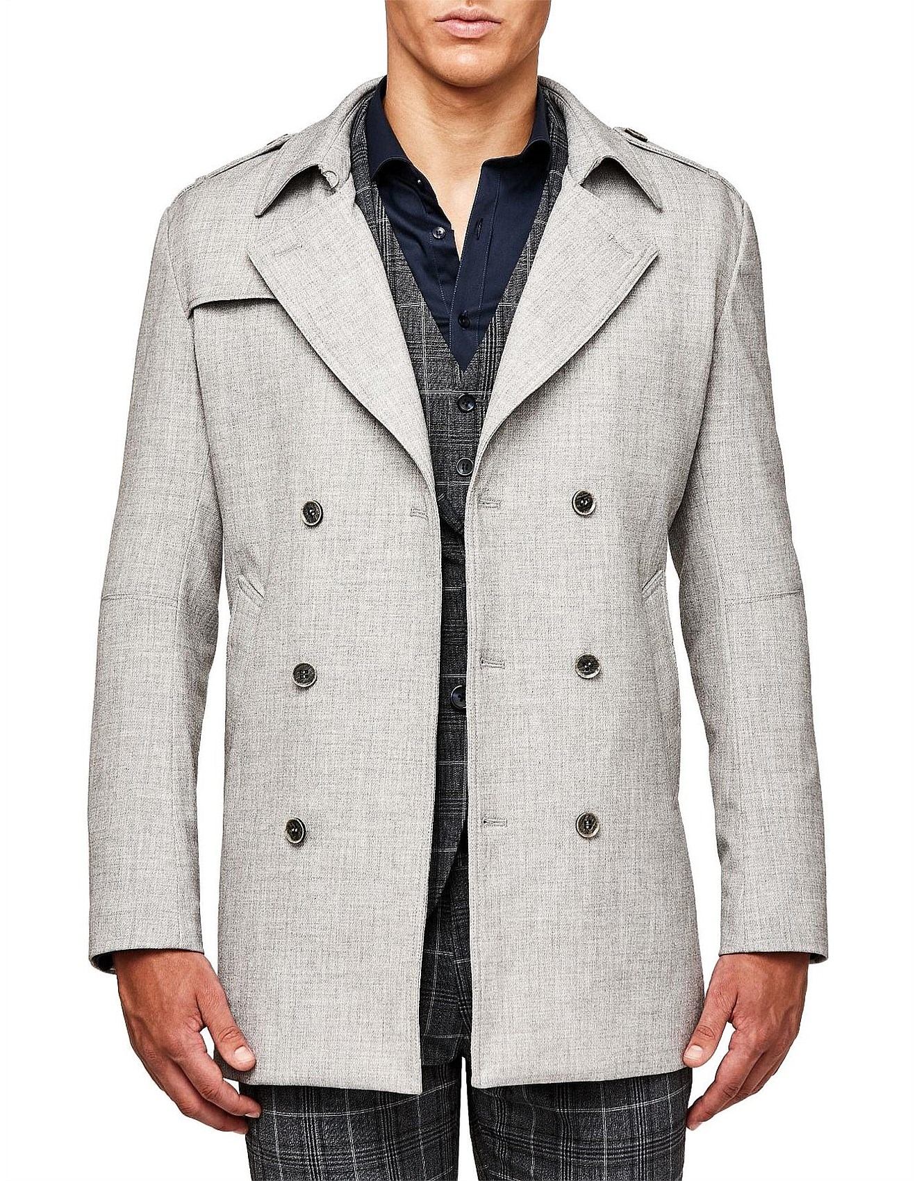 david jones peacoat
