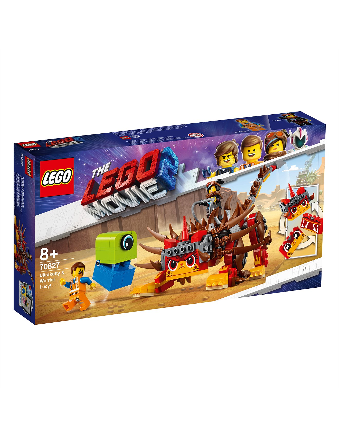Lego Lego Movie Ultrakatty Warrior Lucy! 70827 David Jones