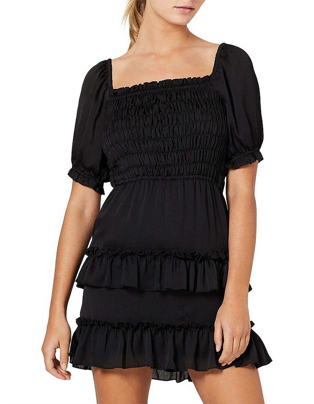 david jones black dress