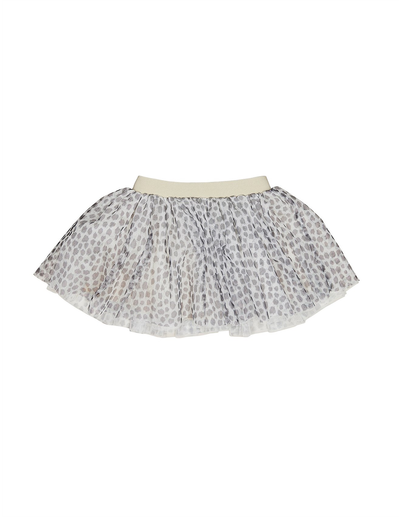 leopard tulle skirt