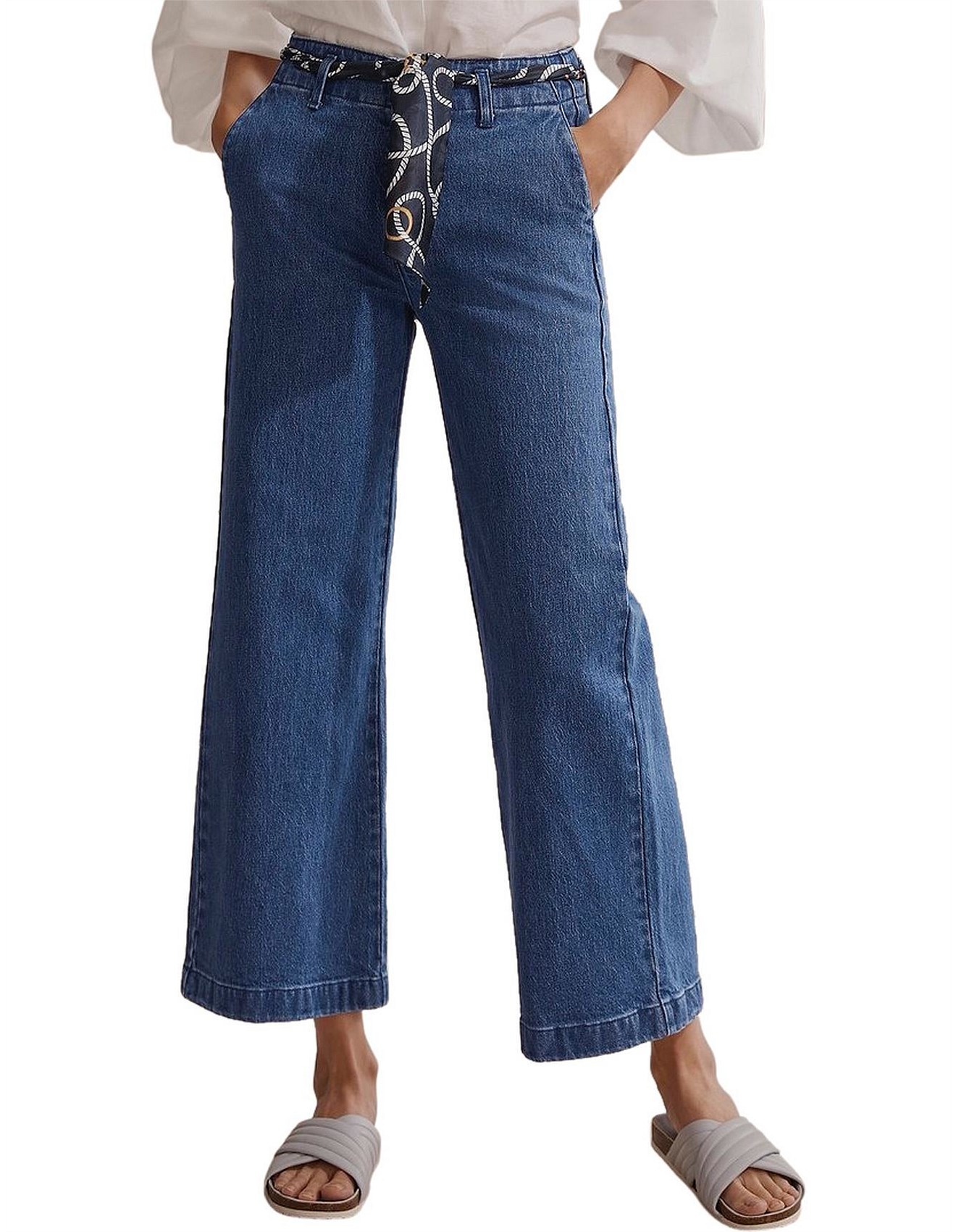 country road high wide jean