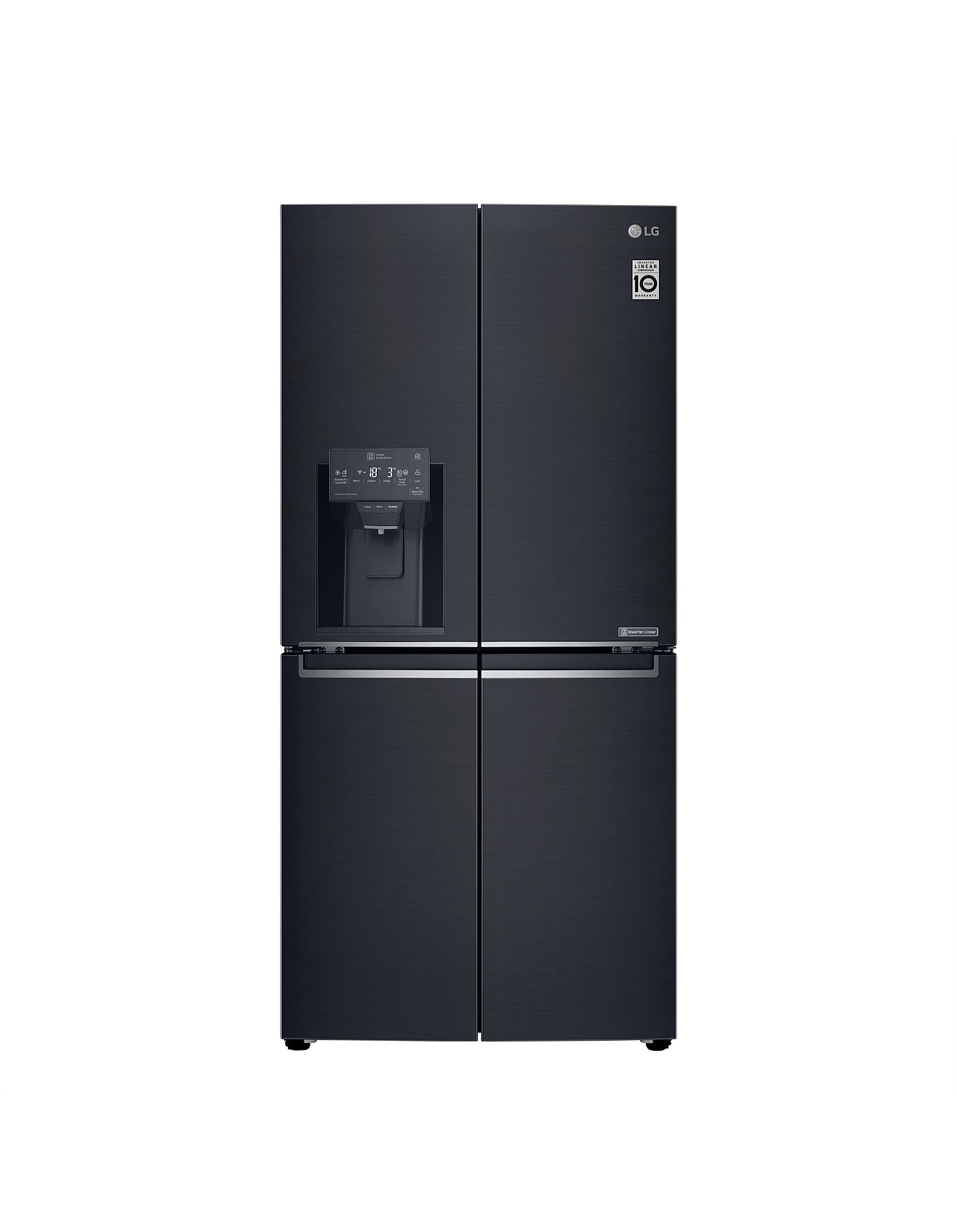 Lg Buy Lg Tvs Lg Fridges Appliances Online David Jones Gf L570mbl 570l Matte Black Steel French Door Fridge