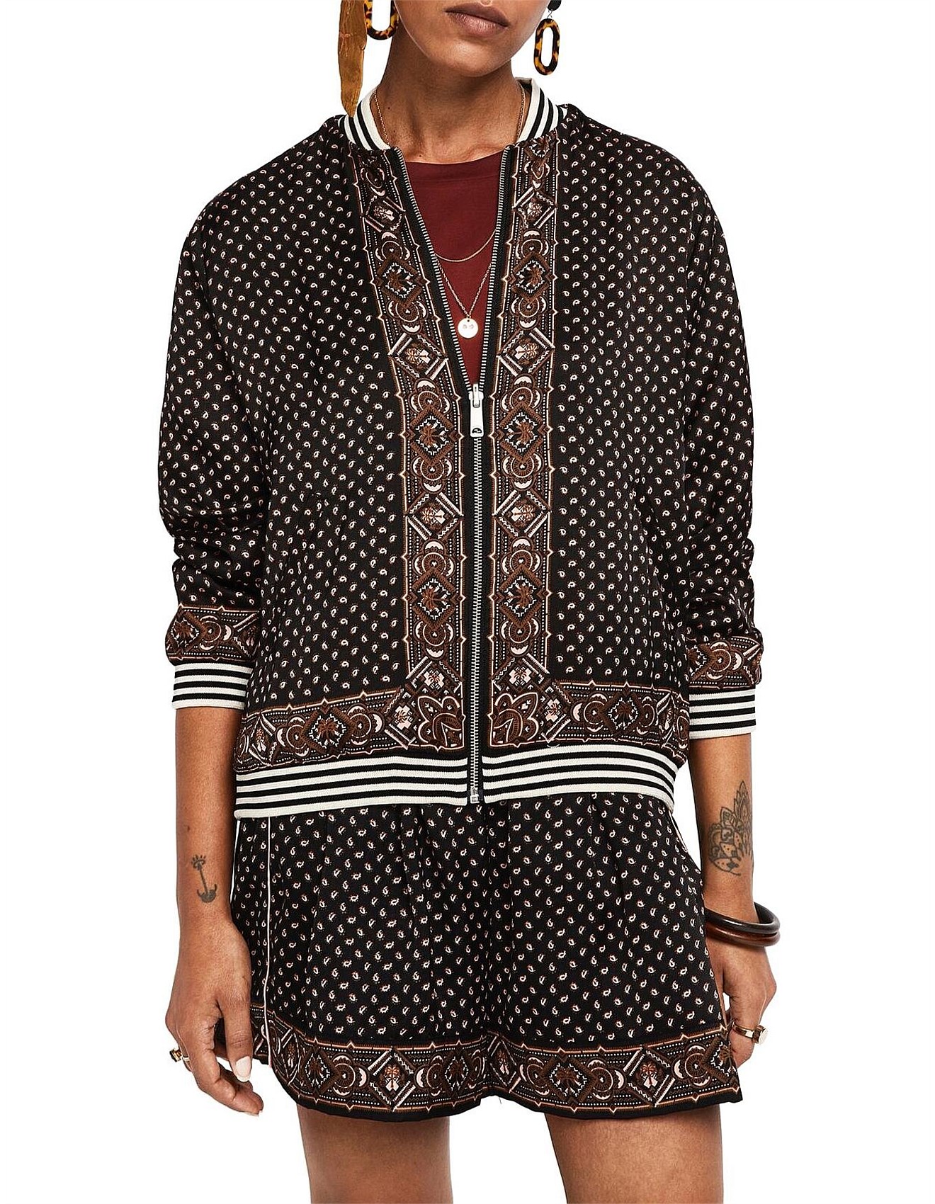 maison scotch bomber jacket