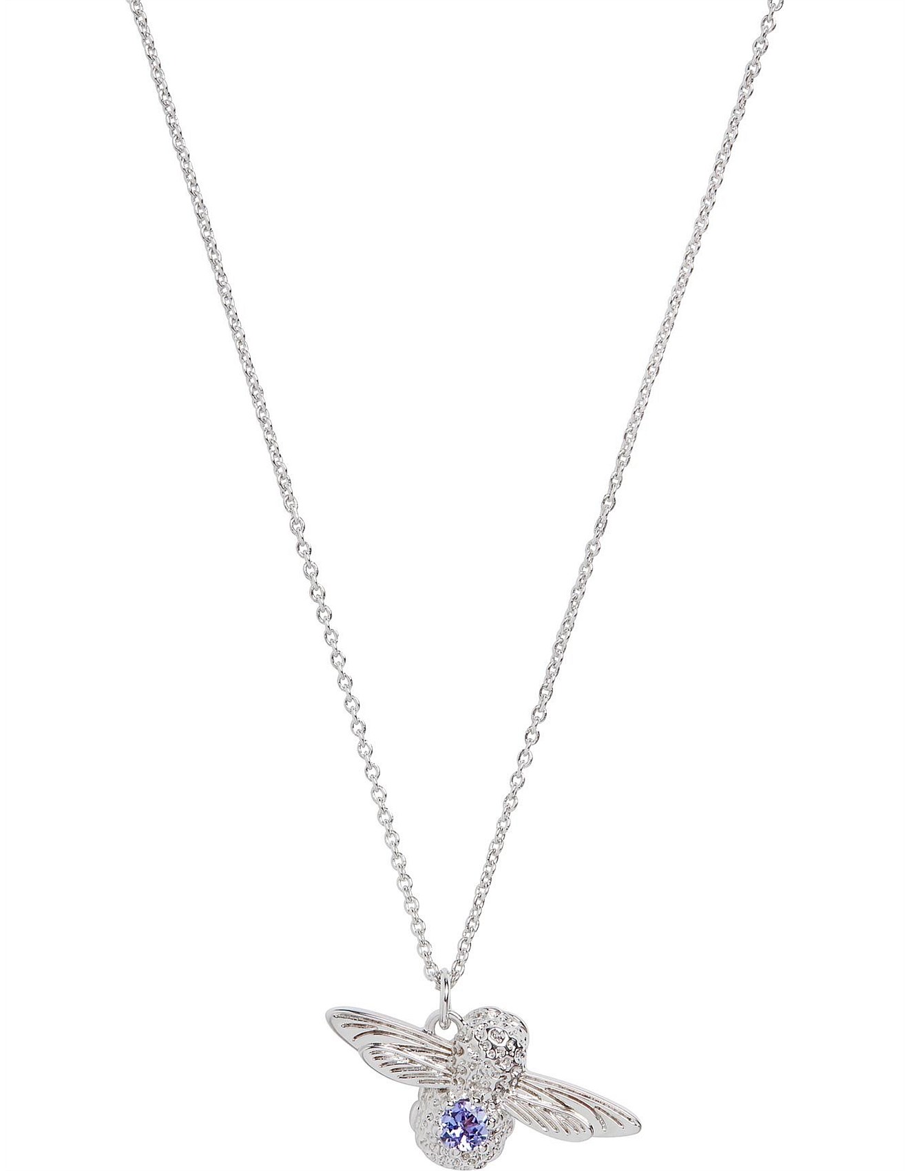 Bee Necklace Olivia Burton Necklace Silver Olivia Burton Bee