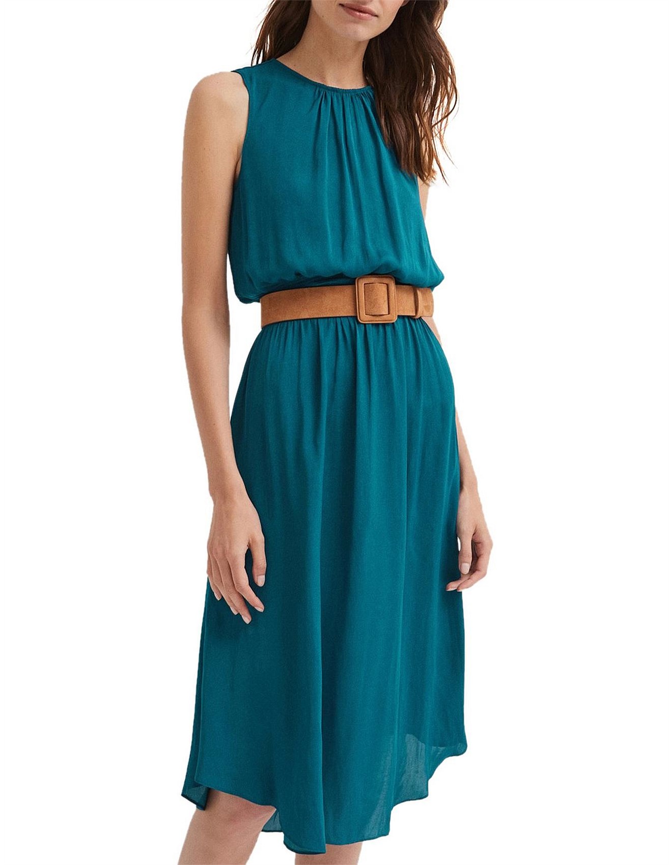witchery green dress