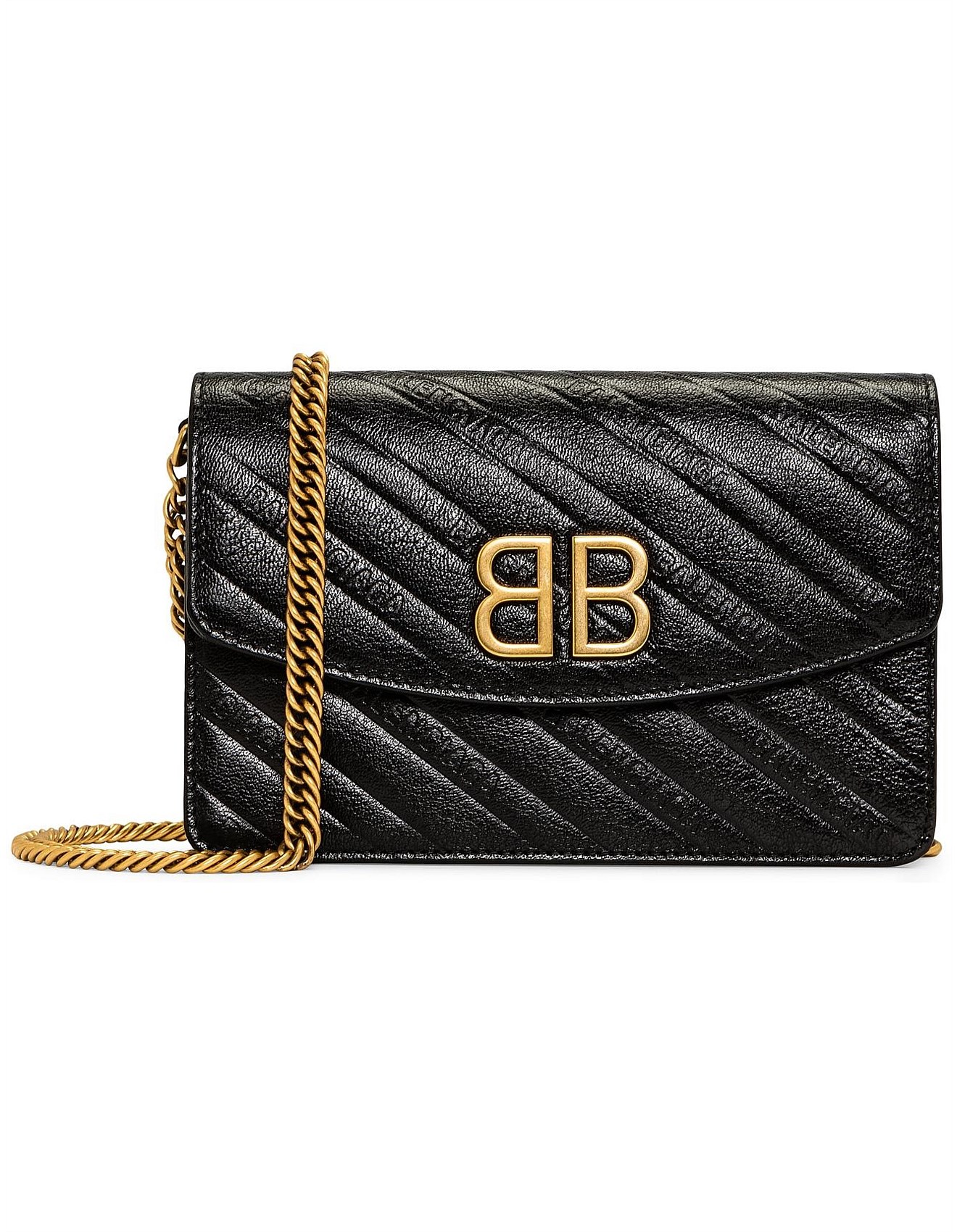 Balenciaga Shop Balenciaga Bb Woc Balenciaga Bb Wallet On Chain