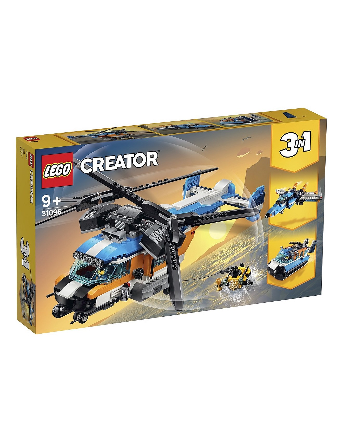 Lego Lego Creator Twin-rotor Helicopter 31096 David Jones