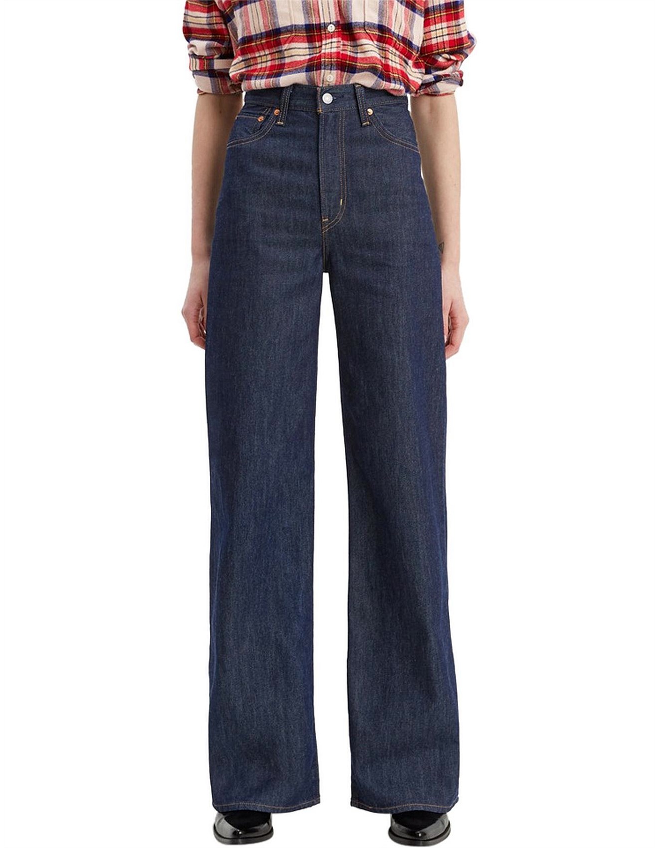 levi's rib cage wide leg jeans