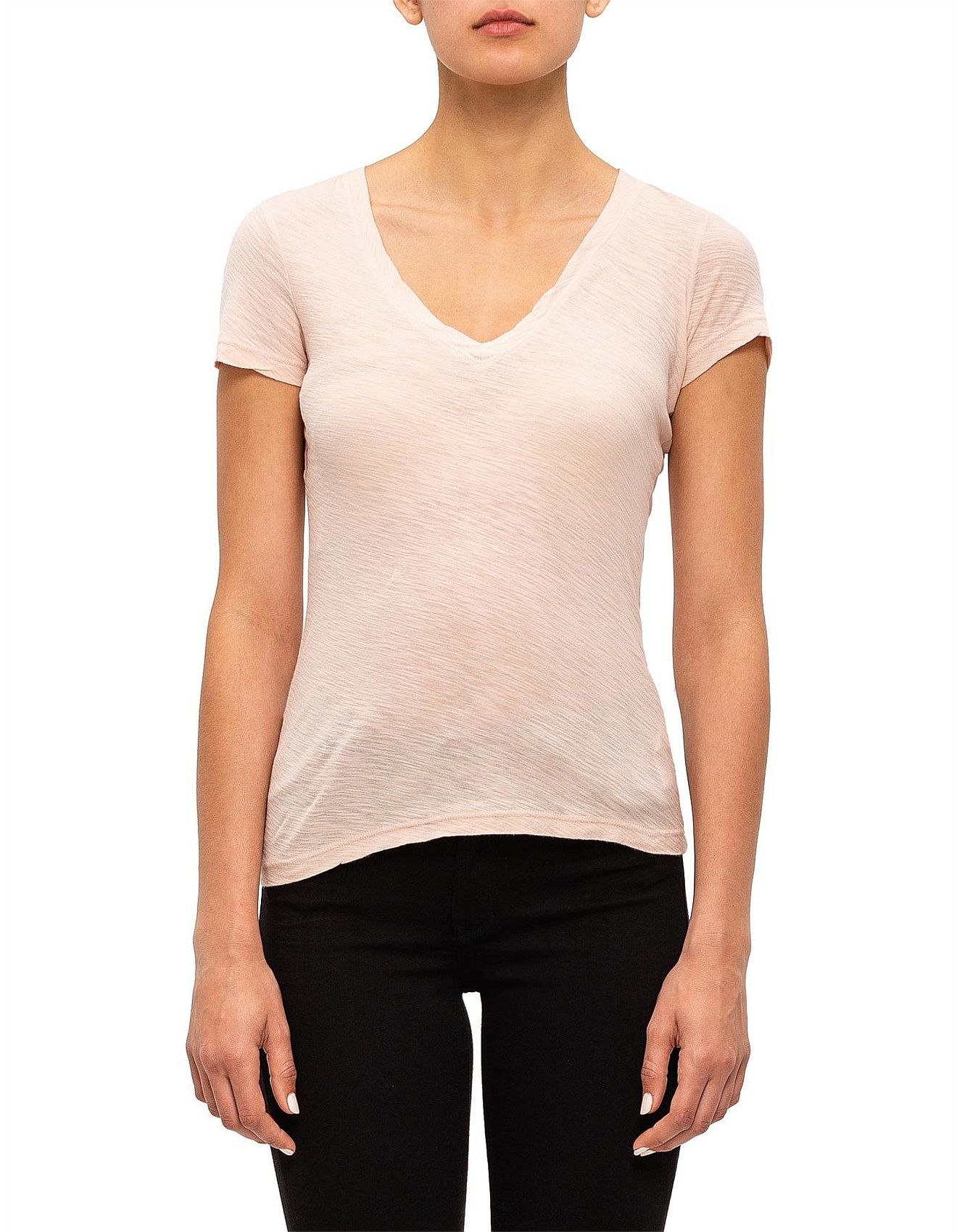 Reverse Binding James Perse Casual Tee James Perse Casual Tee W