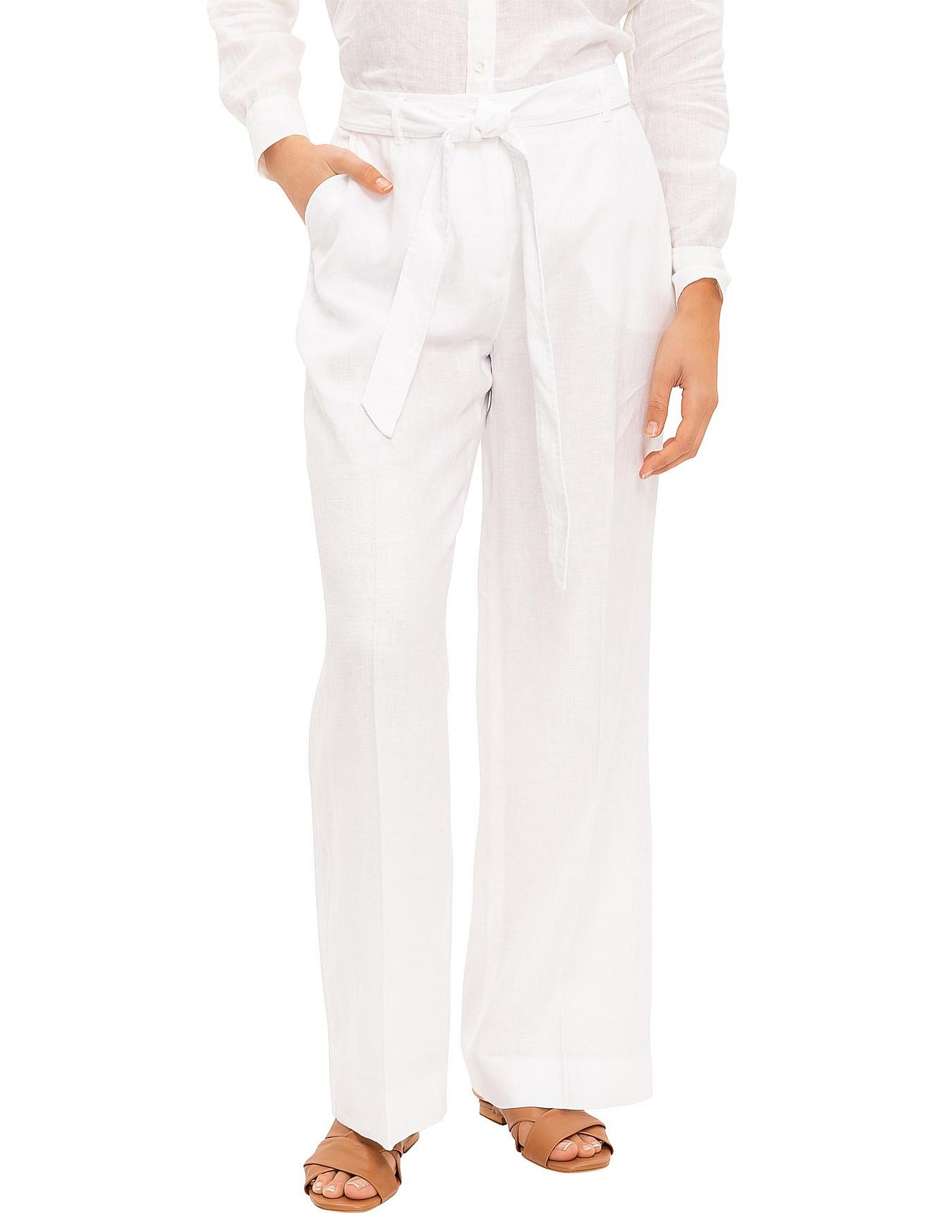 David jones linen pants Clearance