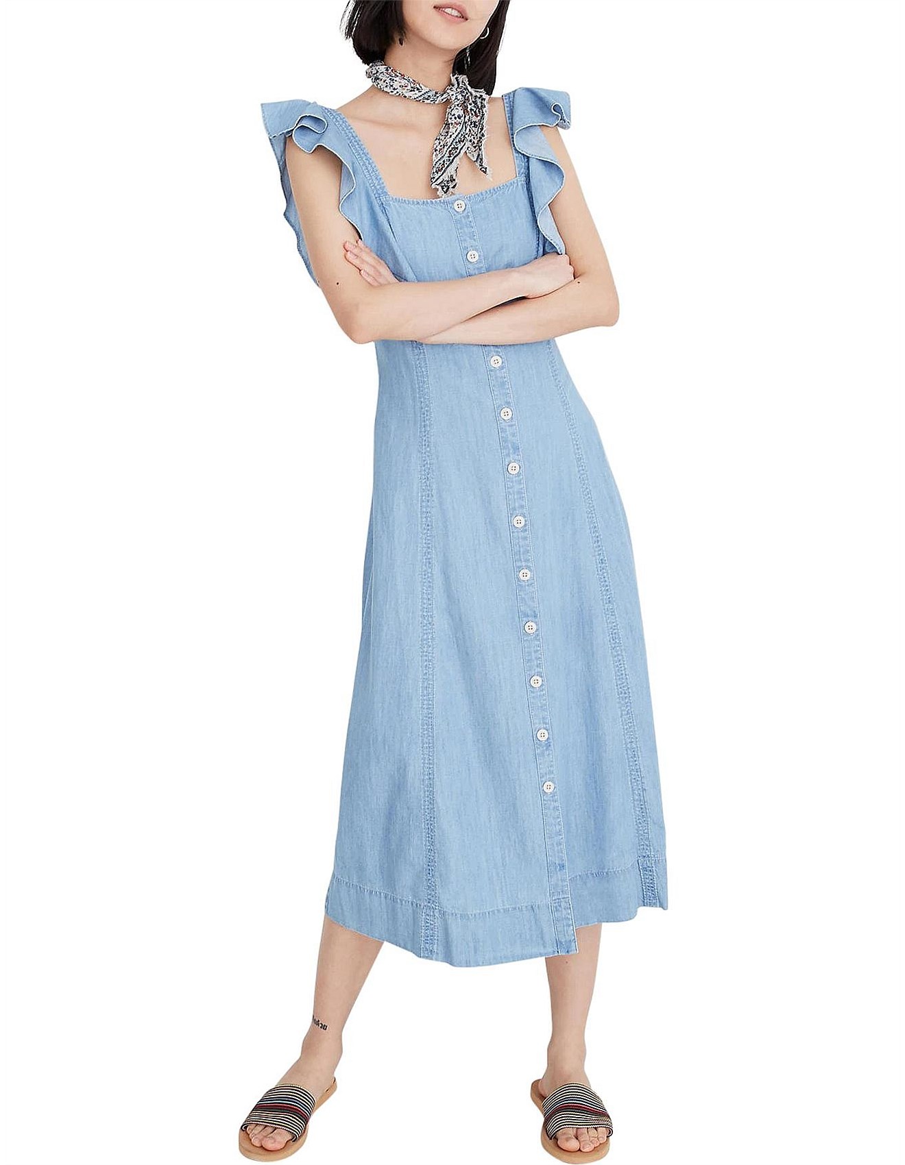 david jones denim dress
