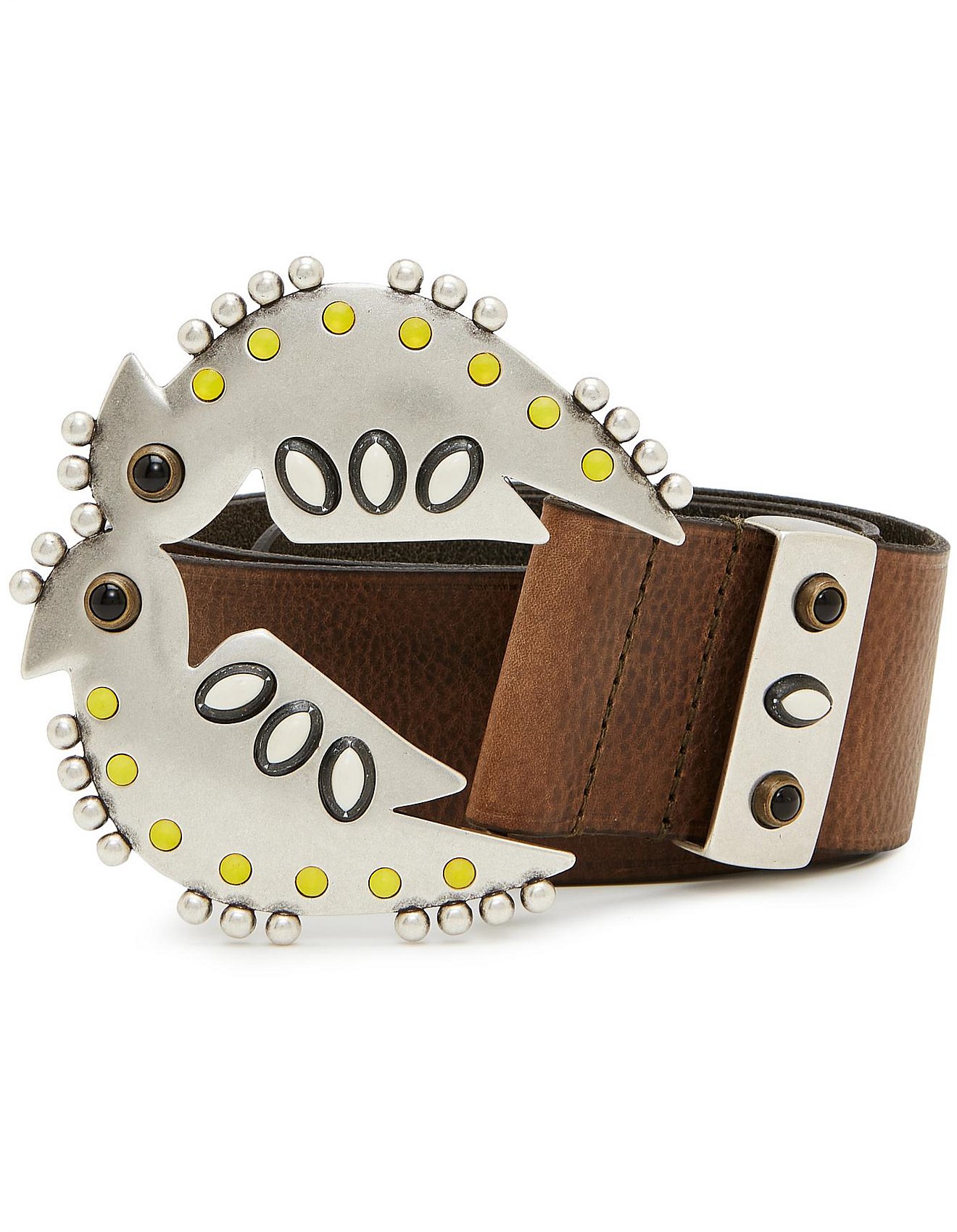 Isabel Marant Abigail Belt Isabel Marant Abigail Khaki Studded