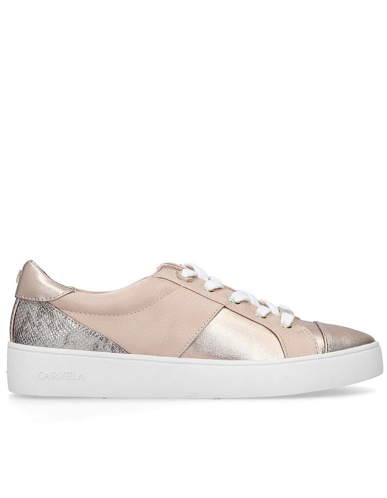 Carvela Kurt Geiger Jagger Nude Sneaker David Jones