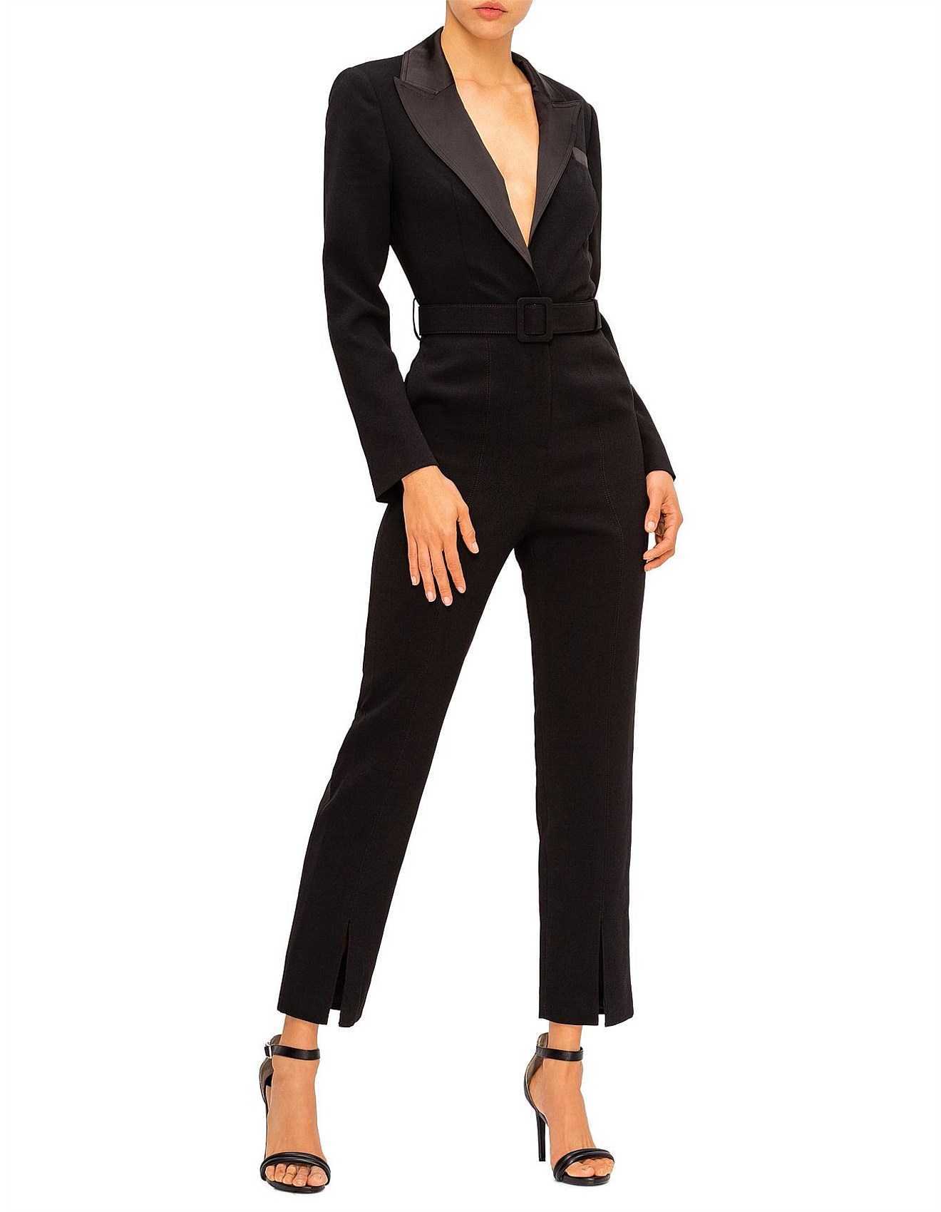 Self-portrait Tailored Crepe Jumpsuit David Jones