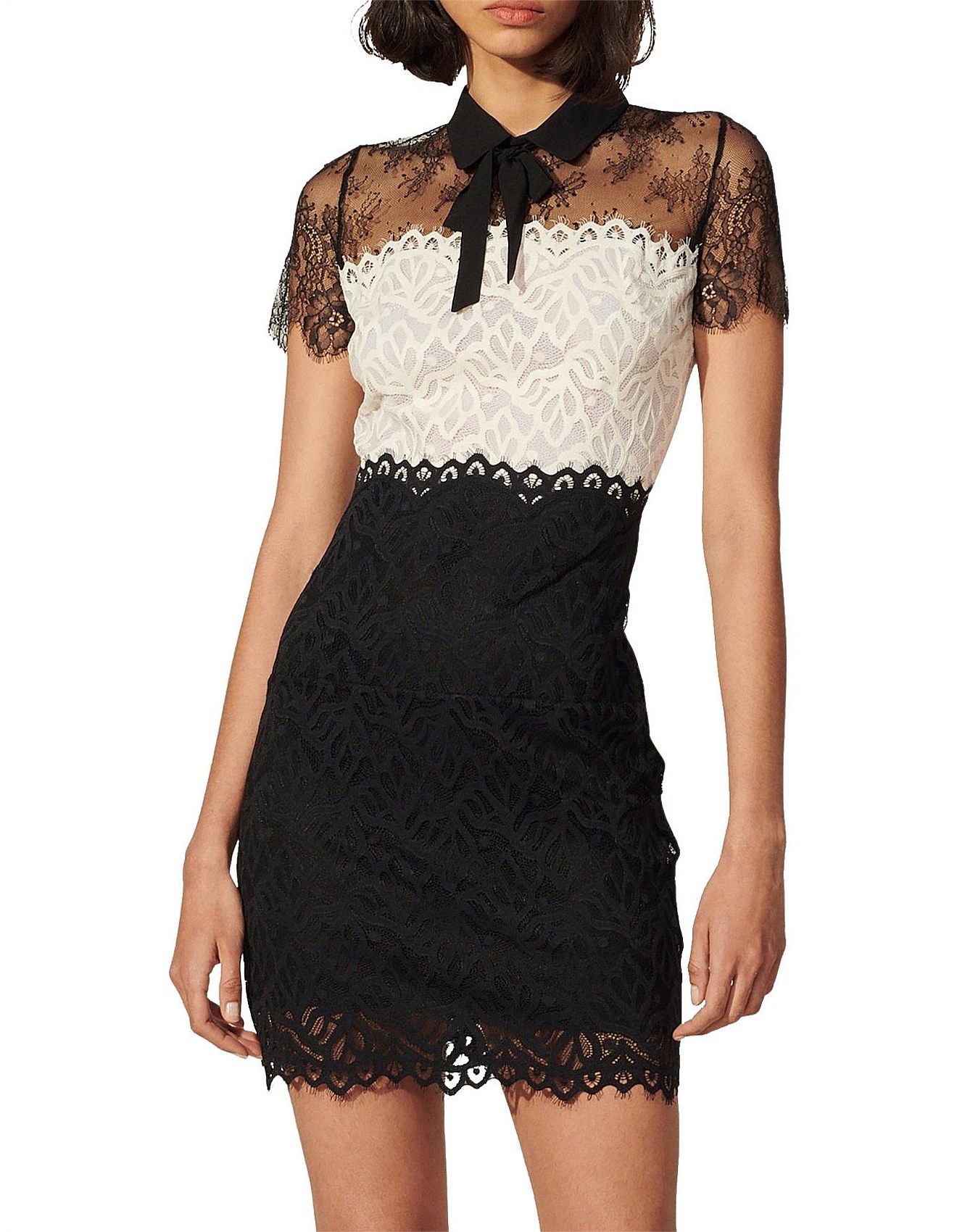 Sandro Paris Rozen Woven Dress David Jones