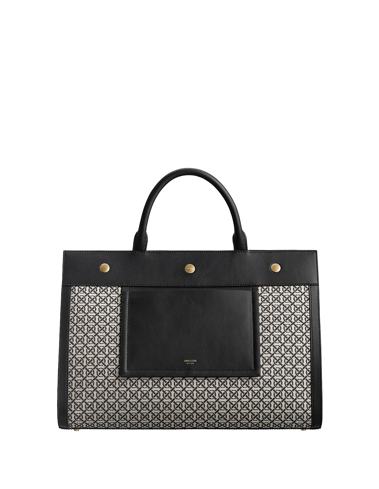 Jacquard Fabric Oroton Signature Tote Oroton Jensen XL Tote