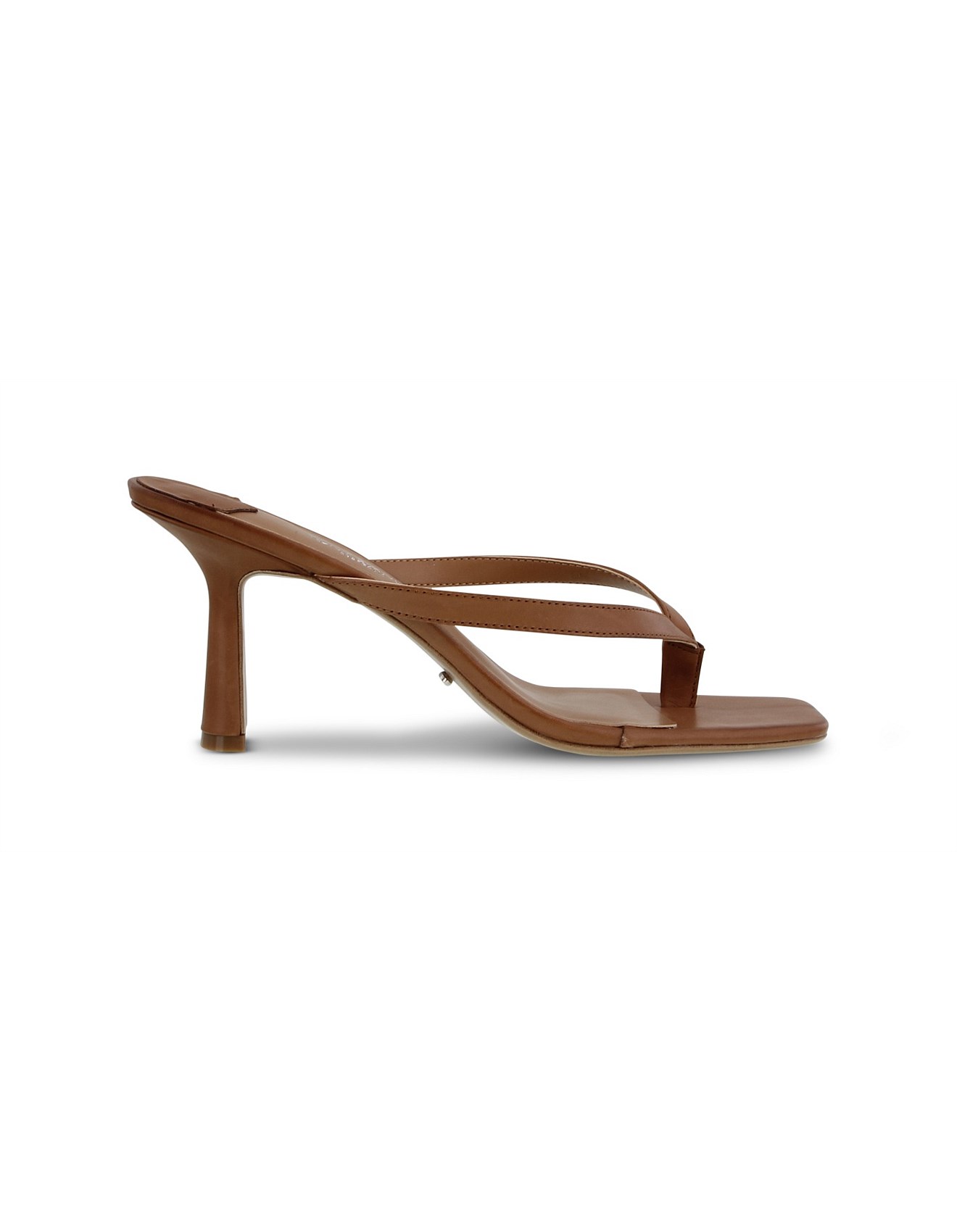 brown thong heels