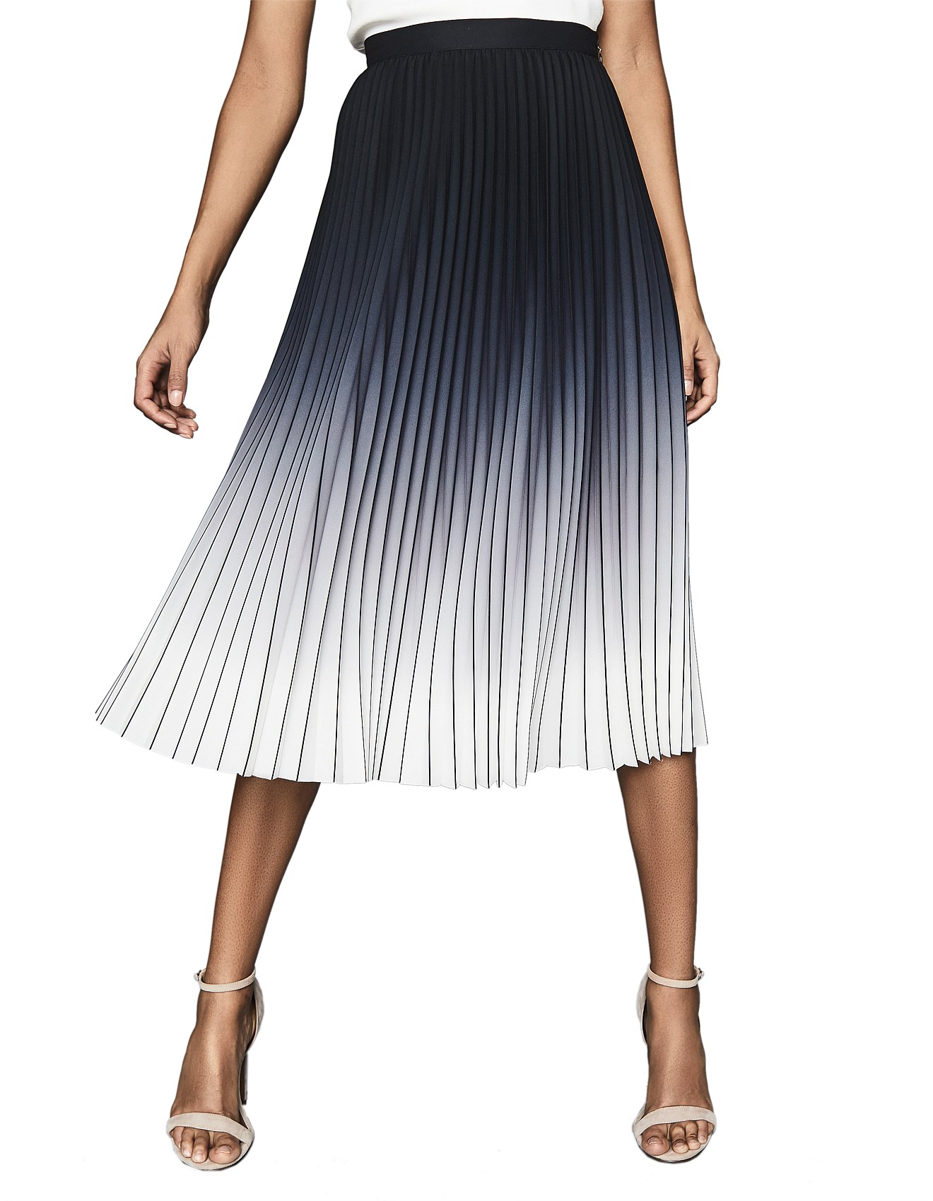 David jones pleated skirt Clearance