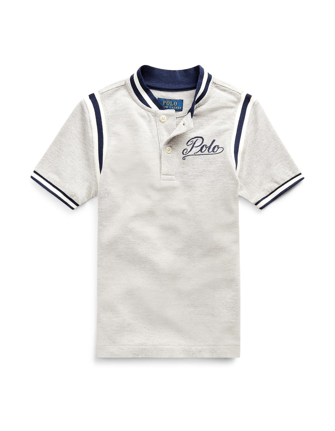 Polo Ralph Lauren Cotton Mesh Graphic Shirt (5-7 Years) David Jones