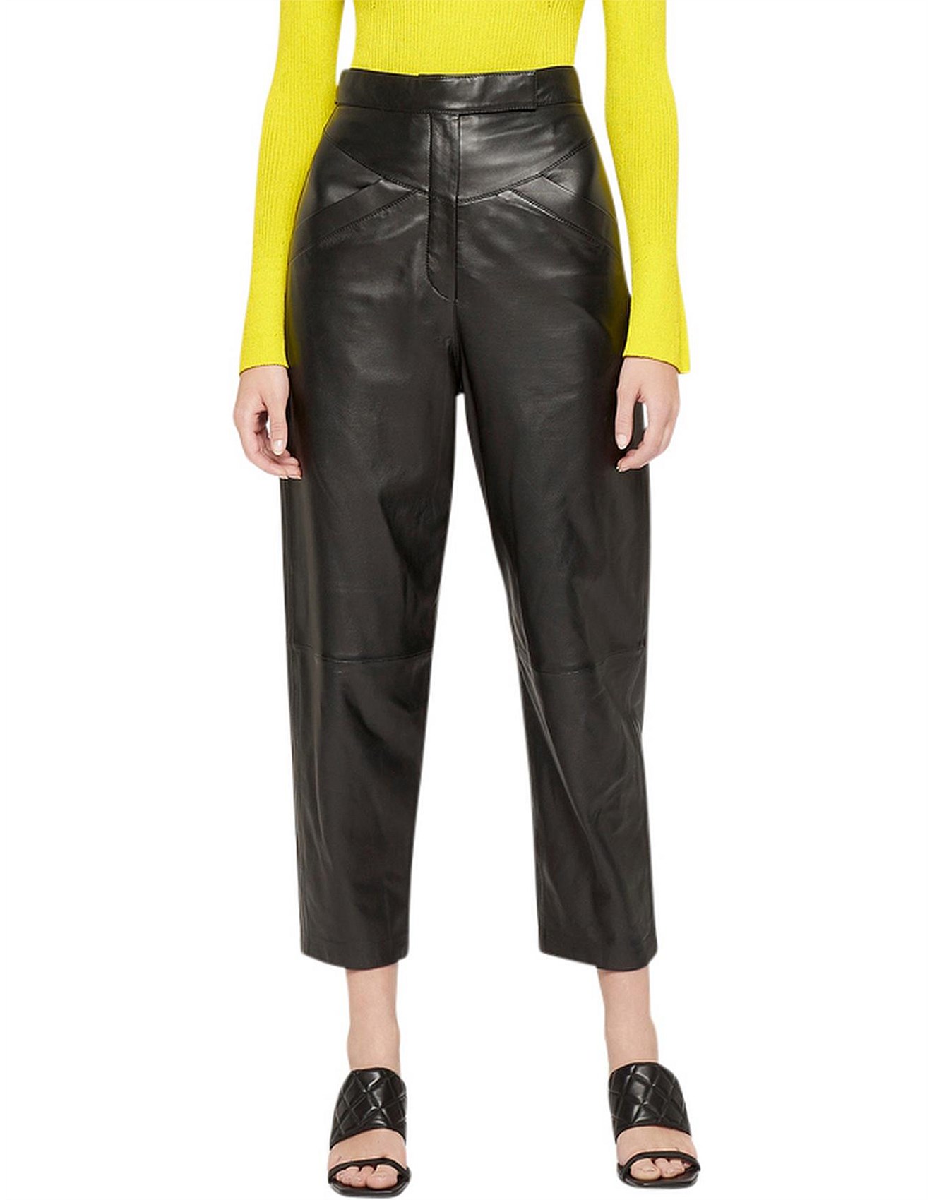 david jones leather pants