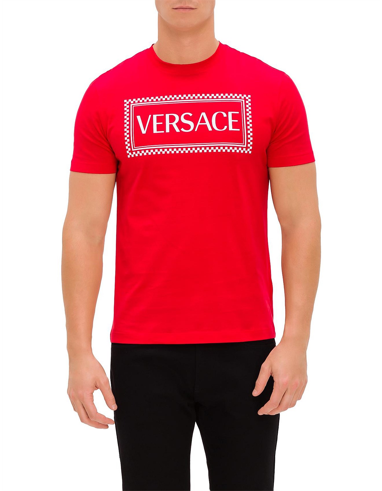 versace red platforms