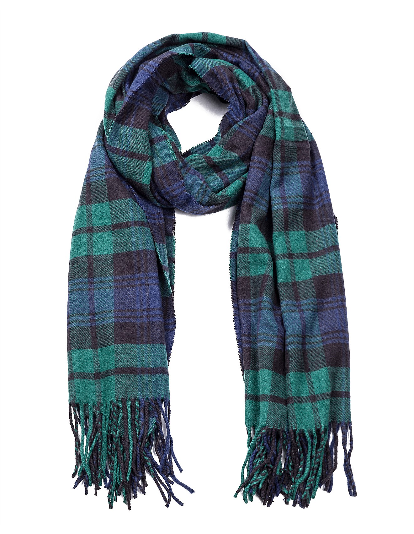 tartan hats and scarves