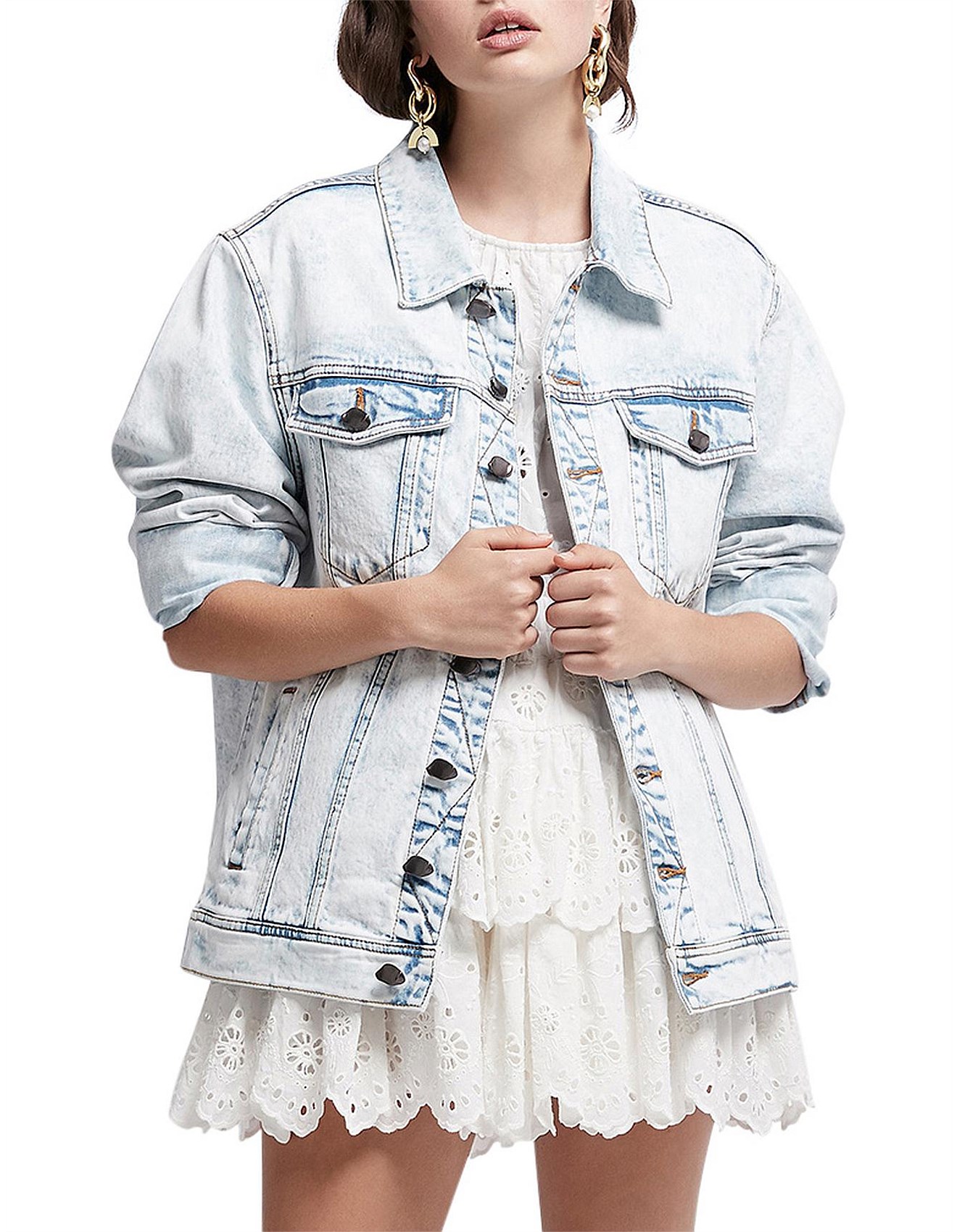 aje denim jacket
