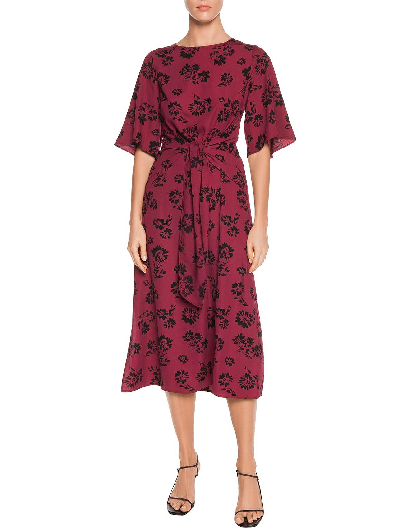 veronika maine navy dress