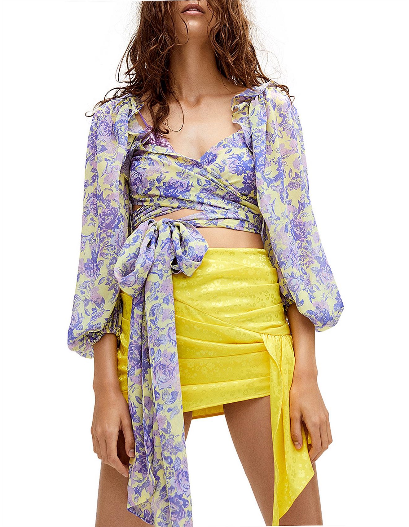For Love Lemons Buy For Love Lemons Clothing Dresses Tops Skirts More Online David Jones Maui Wrap Top