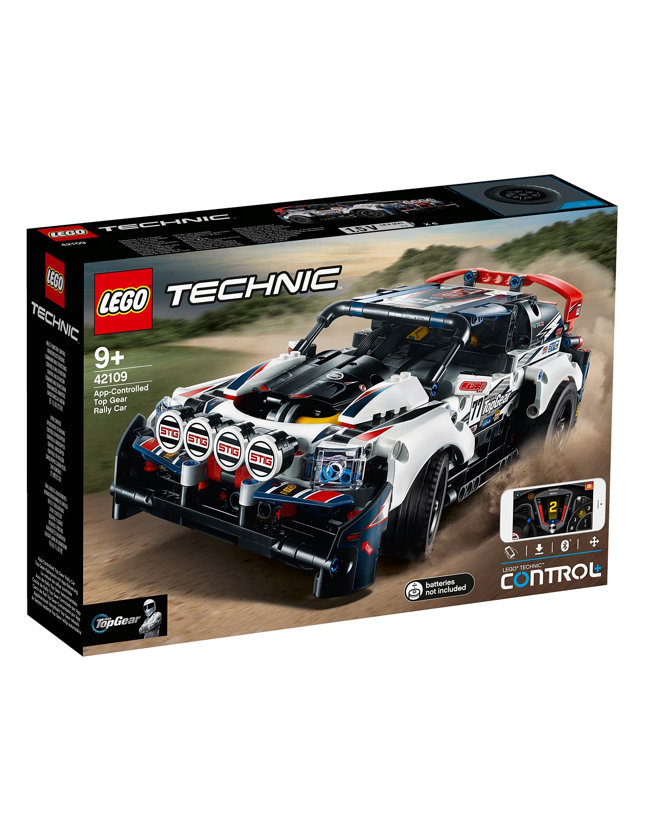 Lego 42109 Technic App-controlled Top Gear Rally Car David Jones