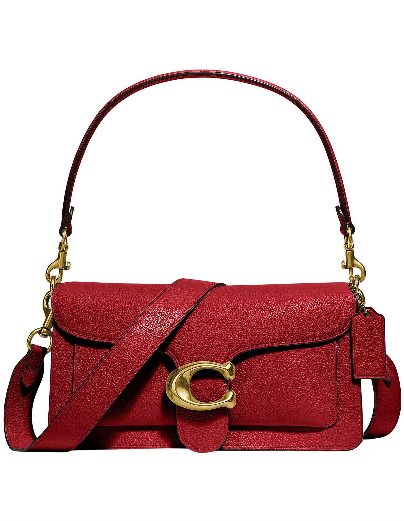 coach tabby deep red
