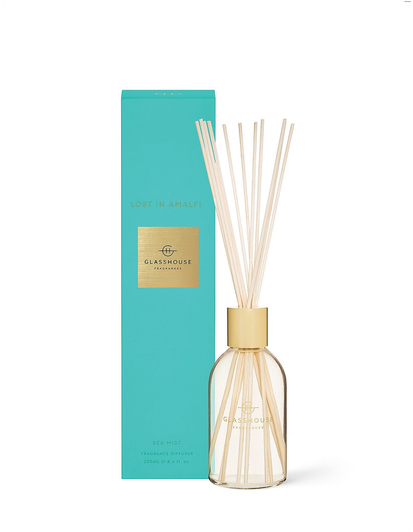 Glasshouse Fragrances Lost In Amalfi Reed Diffuser 250ml | David Jones