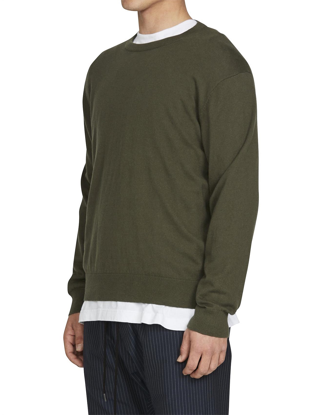 Bassike Classic Cashmere Knit | David Jones