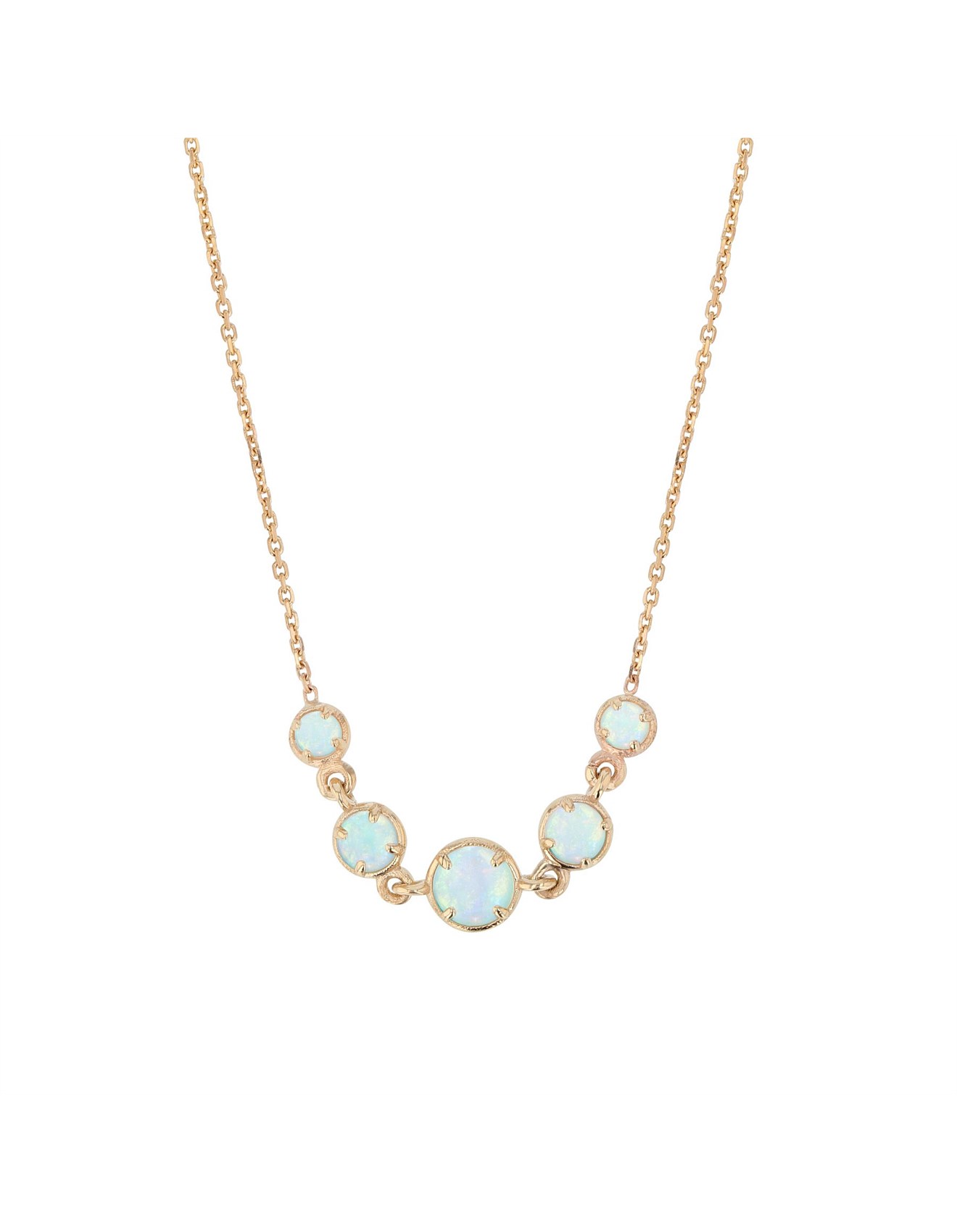 Sarah Sebastian Chroma Opal Chain Necklace David Jones