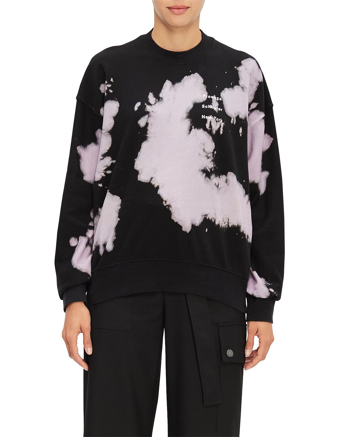 long sleeve tie dye sweatshirt