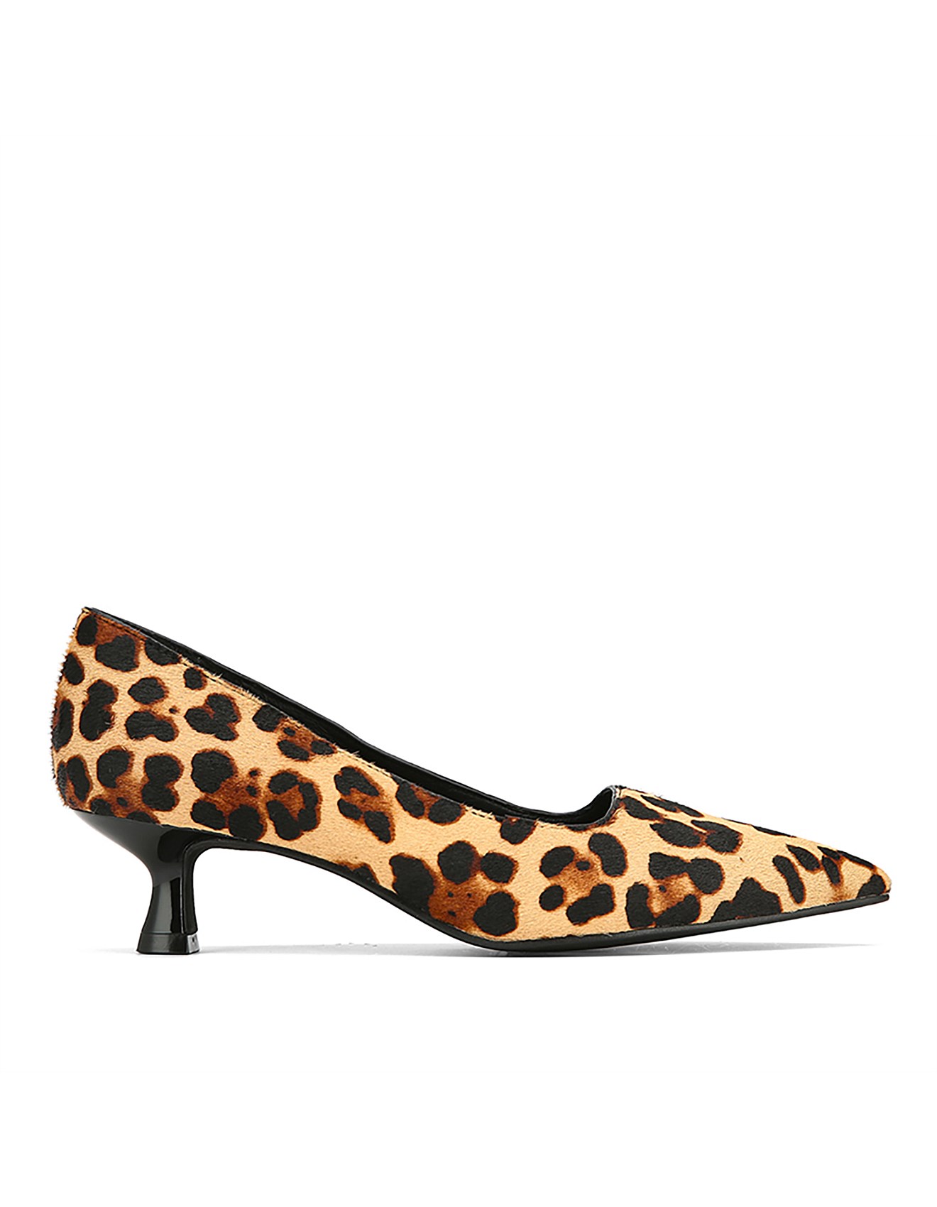 Stradivarius Kitten Heel Leopard Pumps Stradivarius Kitten Heel