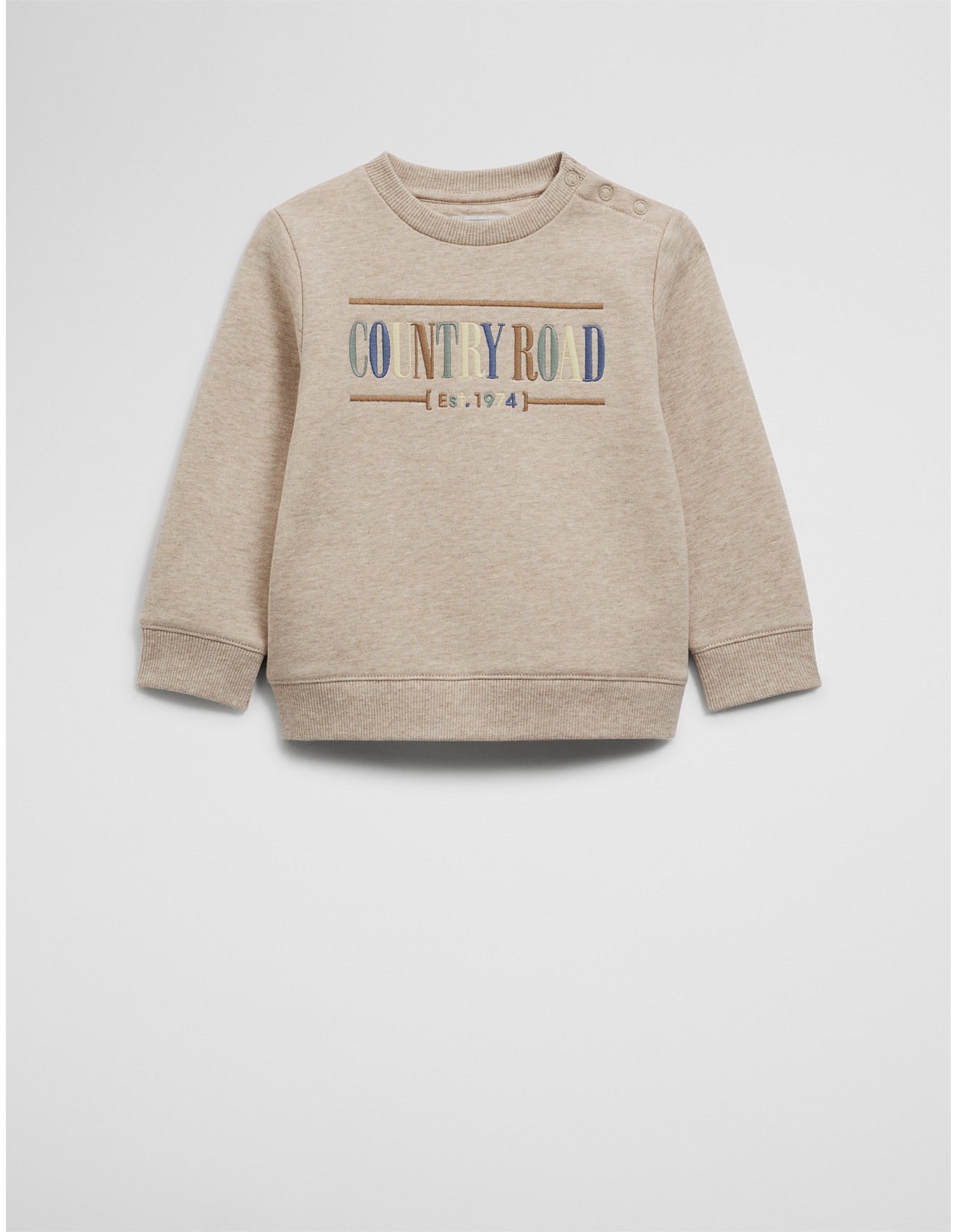 Country Road Verified Australian Cotton Heritage Sweat David Jones