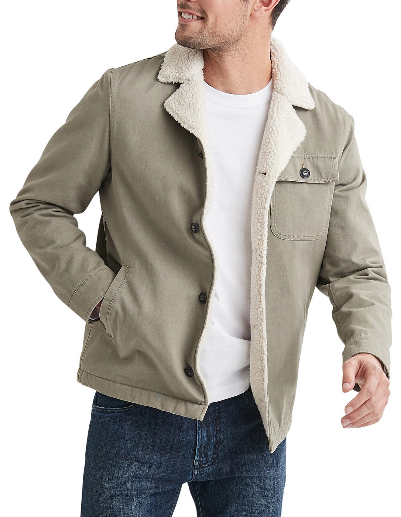 mens leather jackets david jones