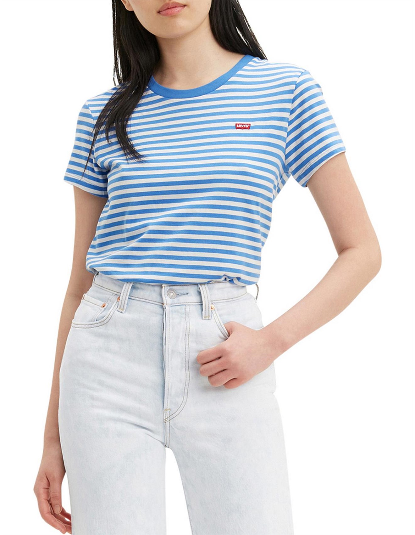 Levi's Perfect Tee Raita Stripe | David Jones