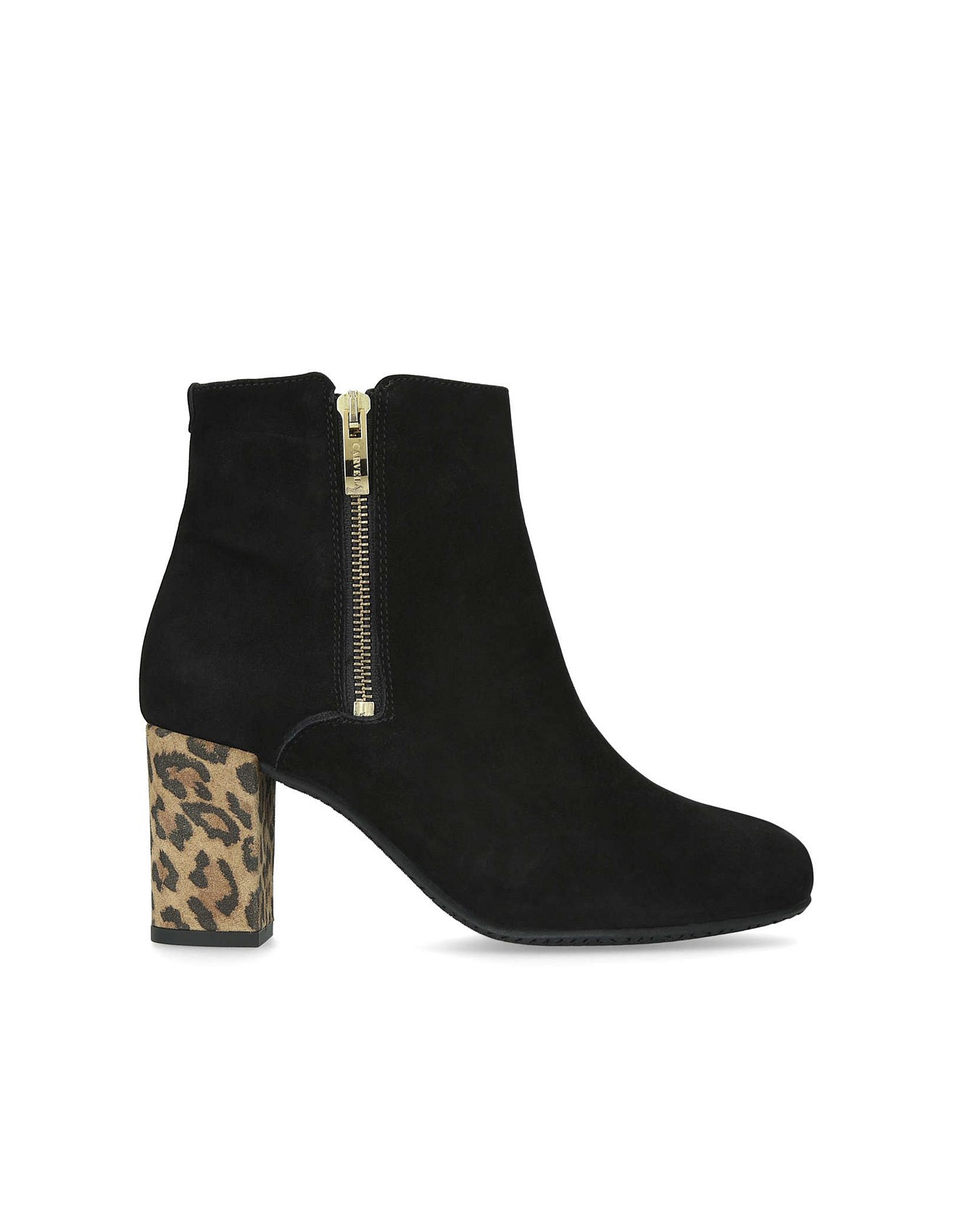 Carvela Kurt Geiger Rail Black Ankle Boots David Jones - Main Image