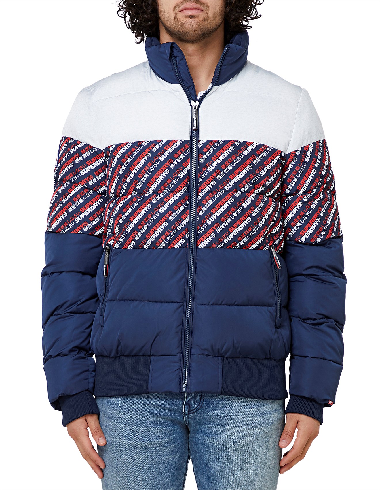 Superdry Track Sports Puffer Jacket David Jones