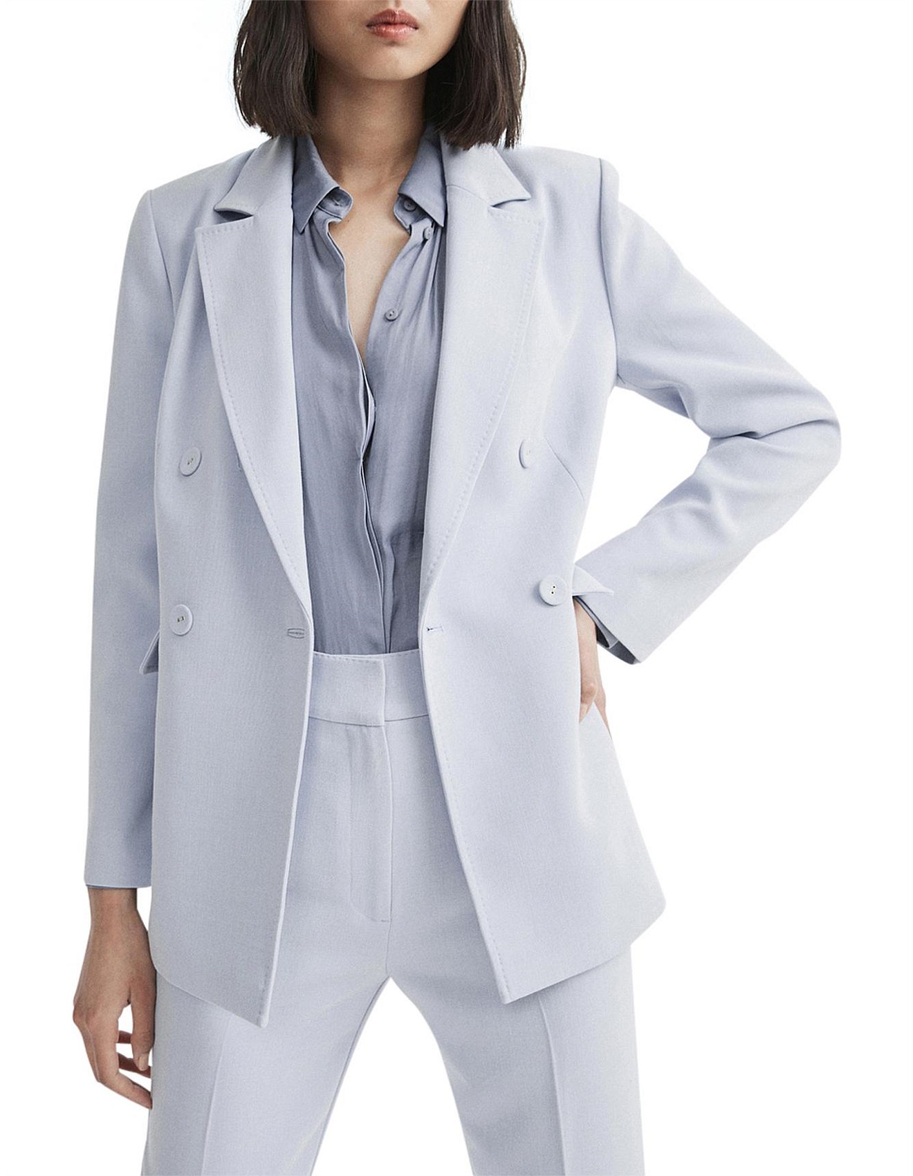 witchery double breasted blazer