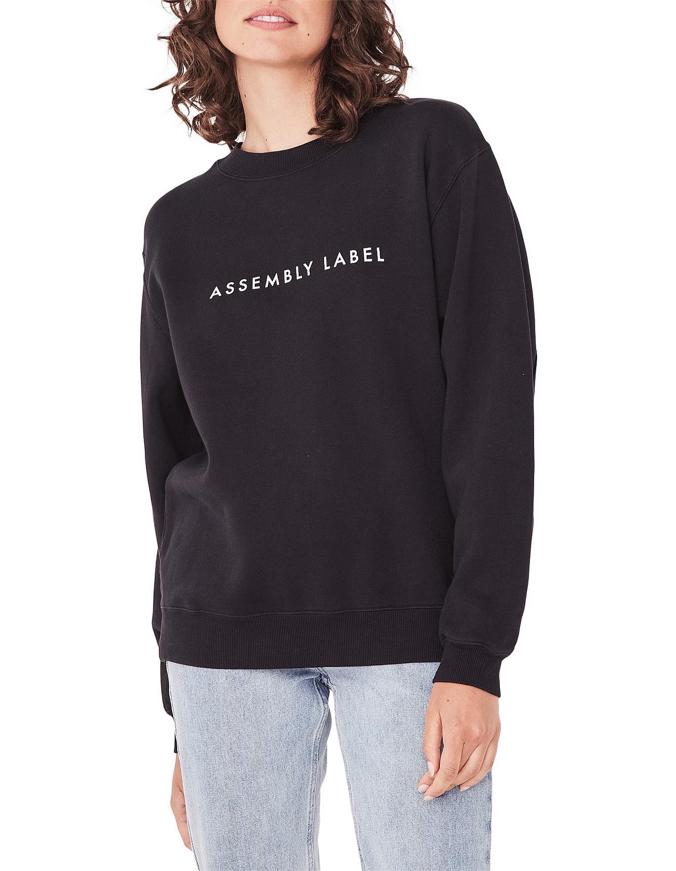 assembly label crew jumper