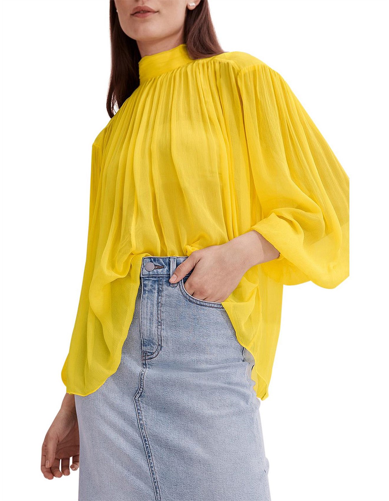 Country Road Gathered Blouse David Jones