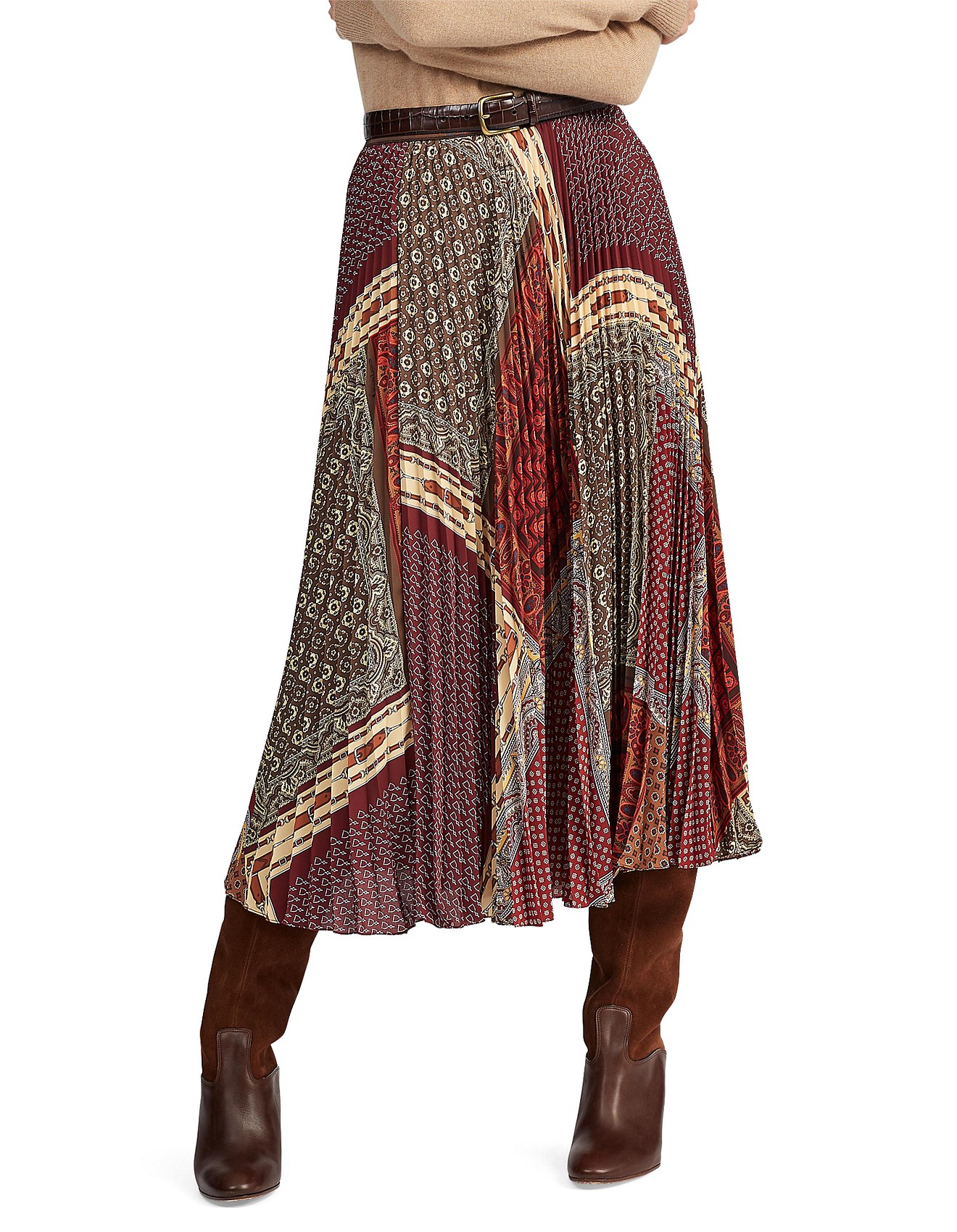 ralph lauren patchwork skirt