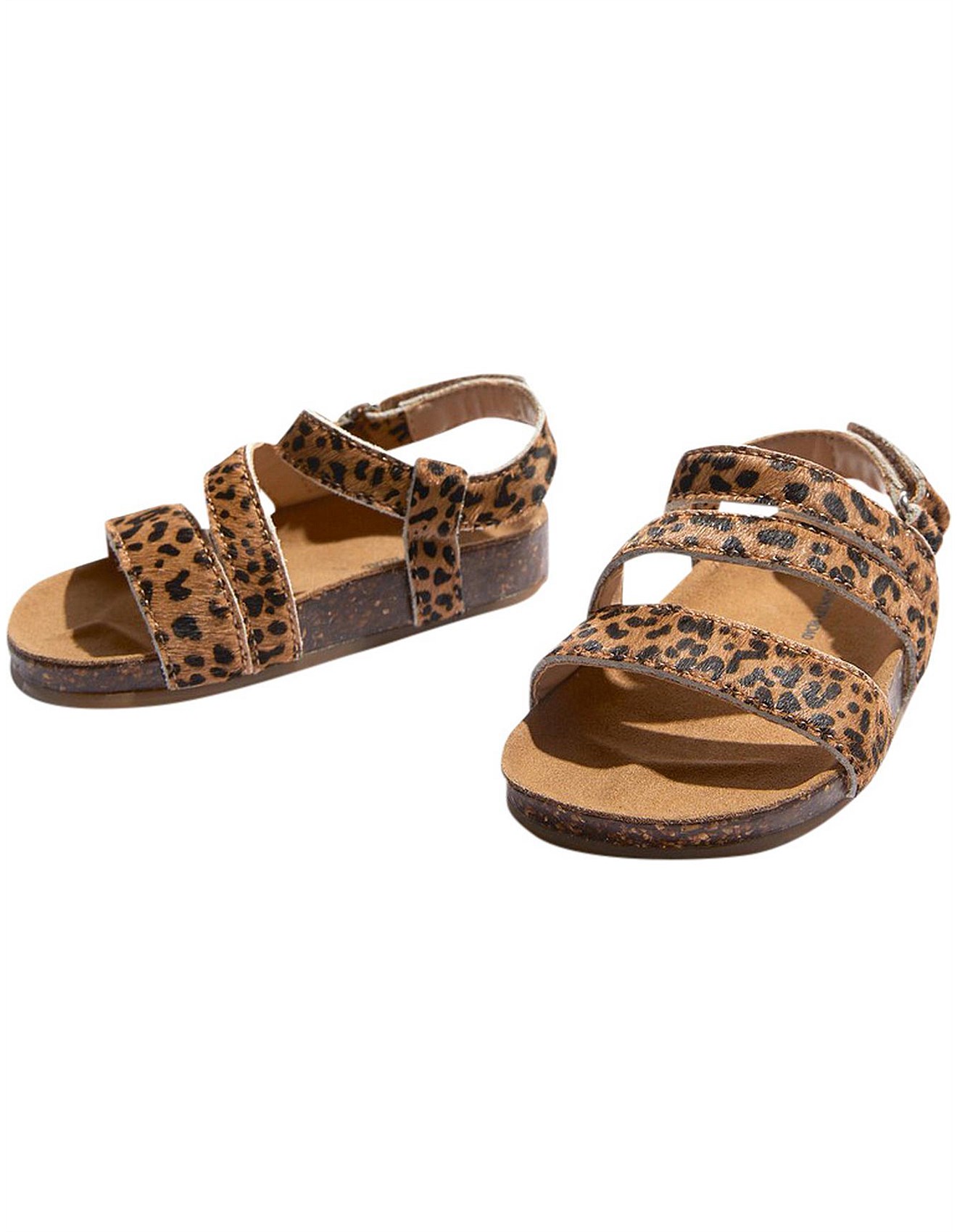 childrens leopard print sandals