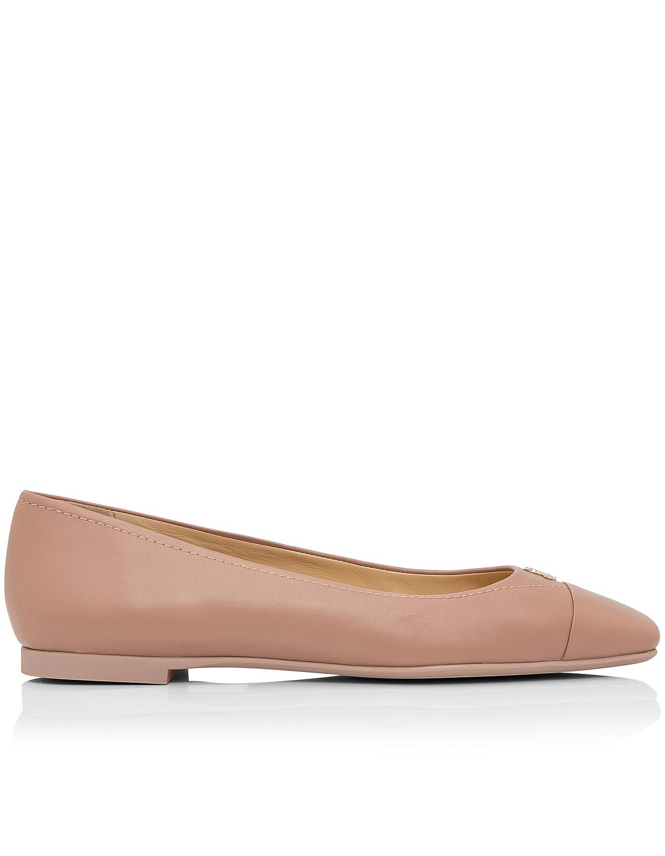 Jimmy Choo Gisela Leather Ballet Flat David Jones