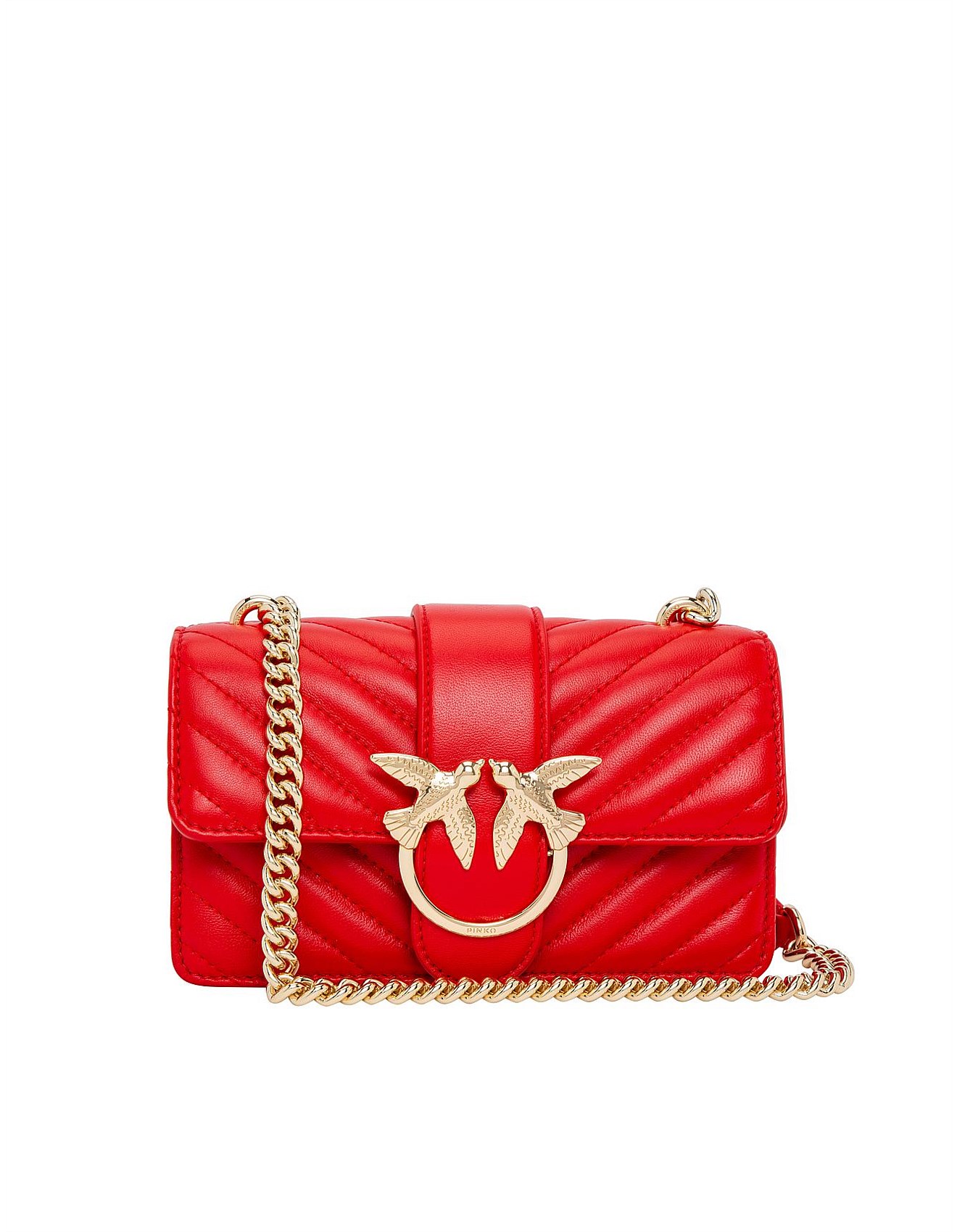 red pinko bag