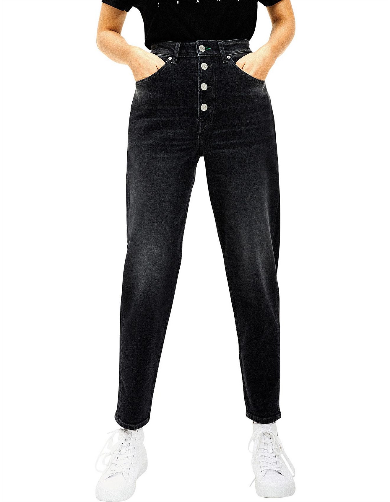 mom jeans button fly